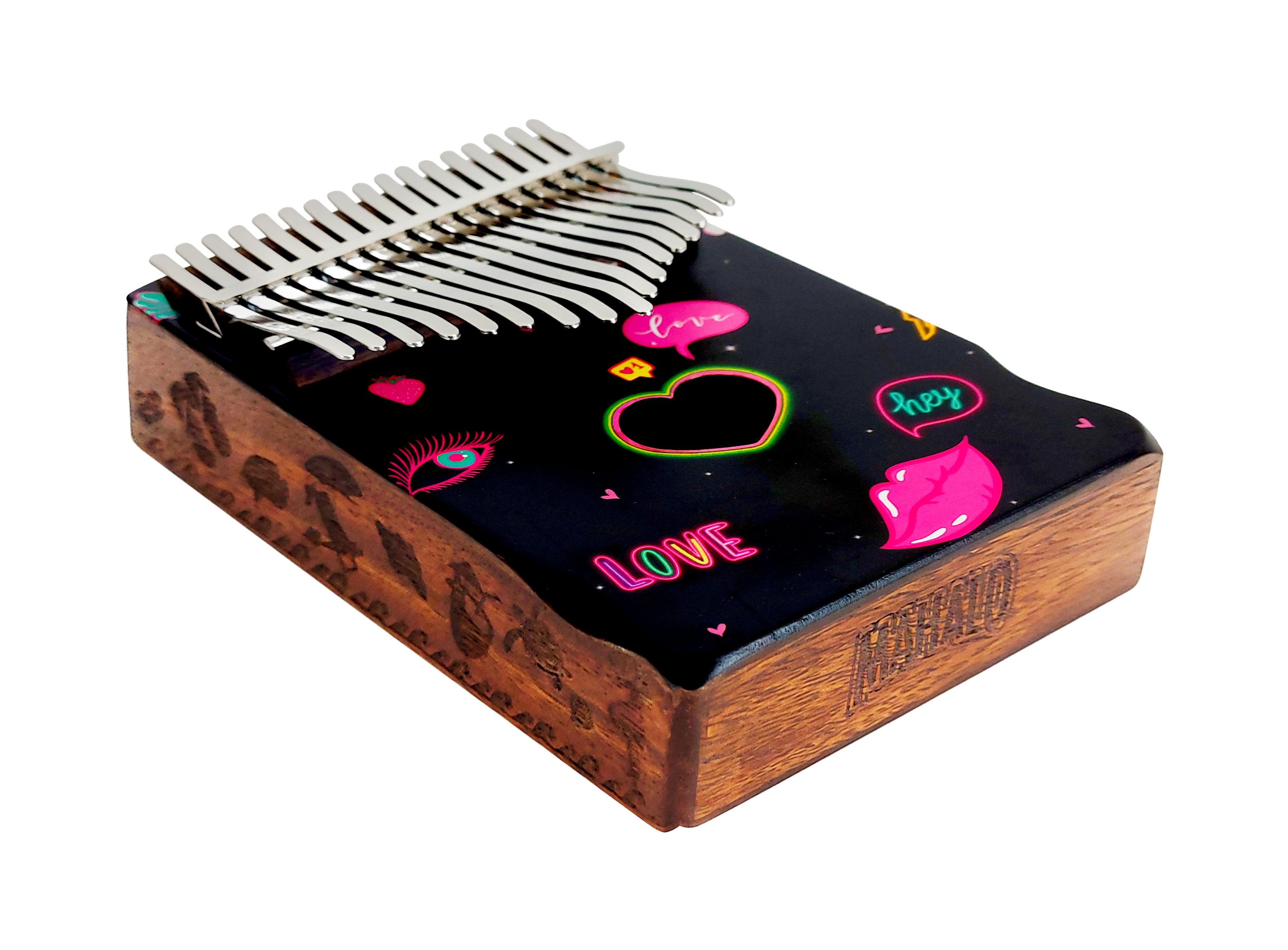 Mahalo | MKA17HE | Heart | 17 Key Kalimba Mahalo | MKA17HE | Heart | 17 Key Kalimba